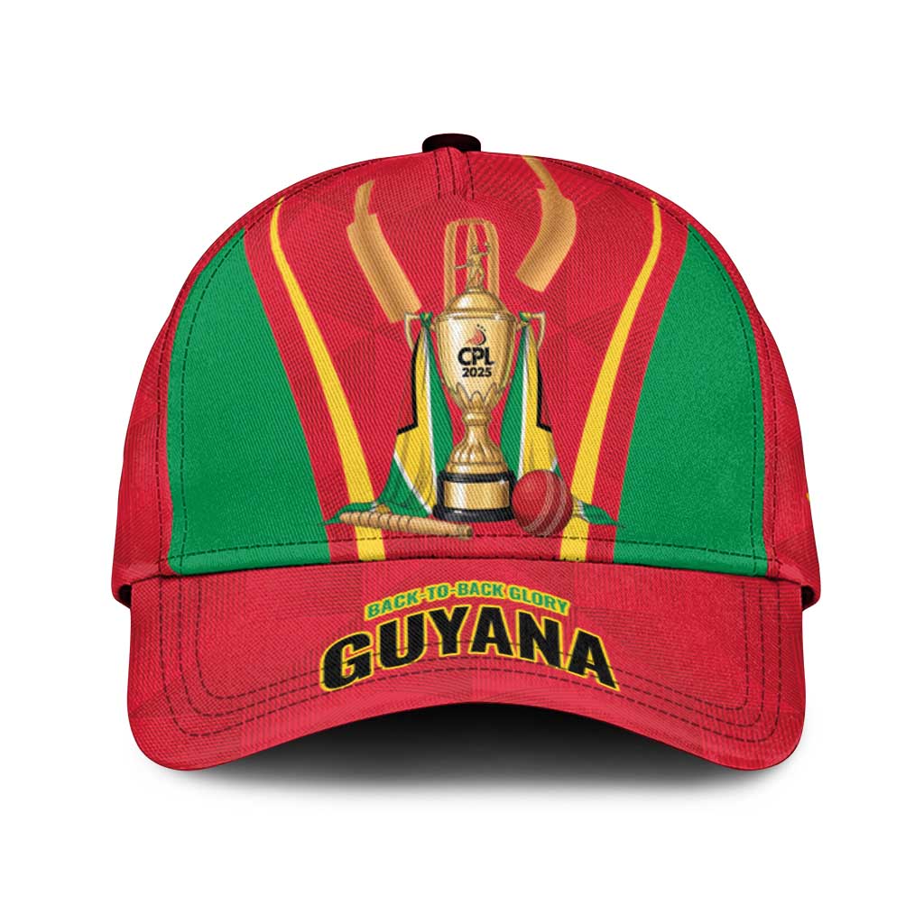 Custom Guyana Victory Run 2025 Classic Cap Caribbean Cricket Supporter Amazon Warriors LT9