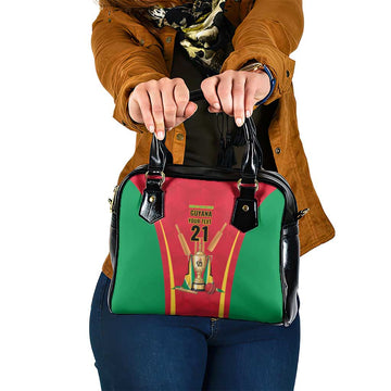 Custom Guyana Victory Run 2025 Shoulder Handbag Caribbean Cricket Supporter Amazon Warriors LT9