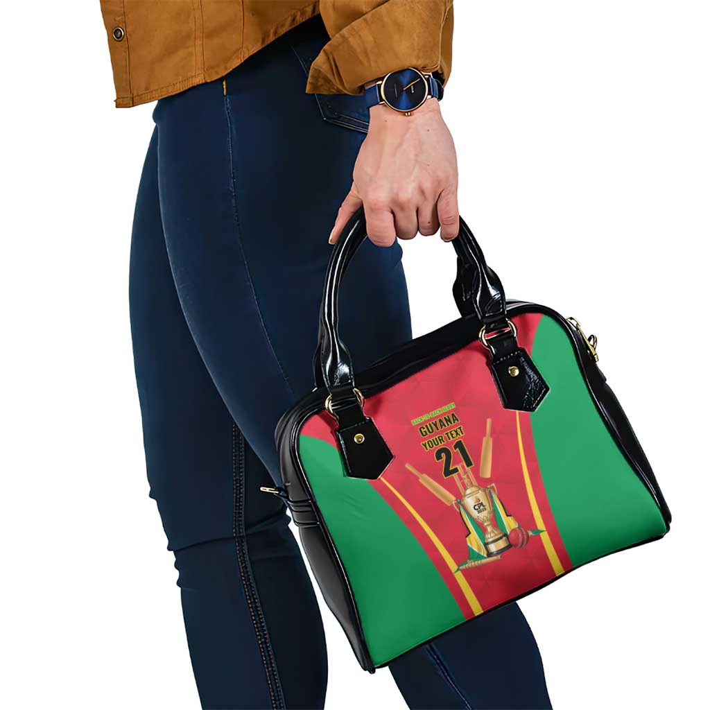 Custom Guyana Victory Run 2025 Shoulder Handbag Caribbean Cricket Supporter Amazon Warriors LT9
