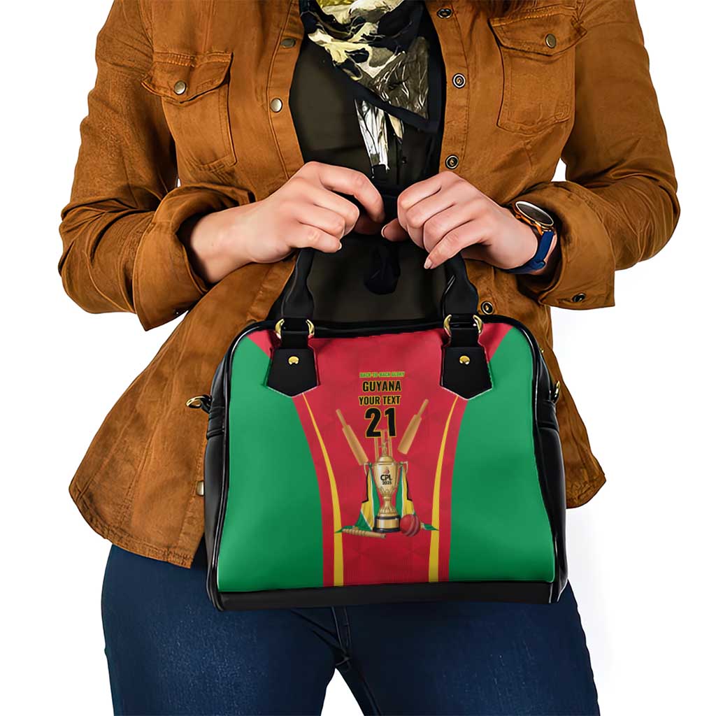 Custom Guyana Victory Run 2025 Shoulder Handbag Caribbean Cricket Supporter Amazon Warriors LT9