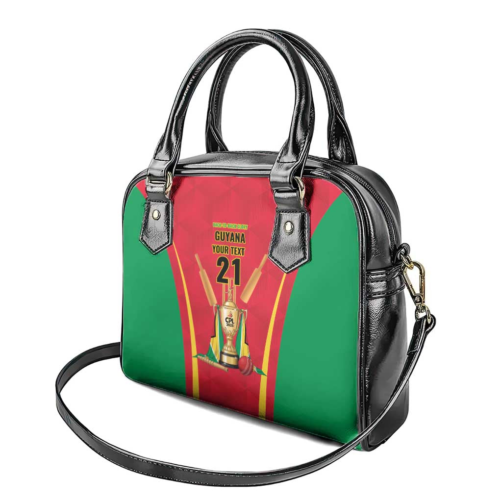 Custom Guyana Victory Run 2025 Shoulder Handbag Caribbean Cricket Supporter Amazon Warriors LT9