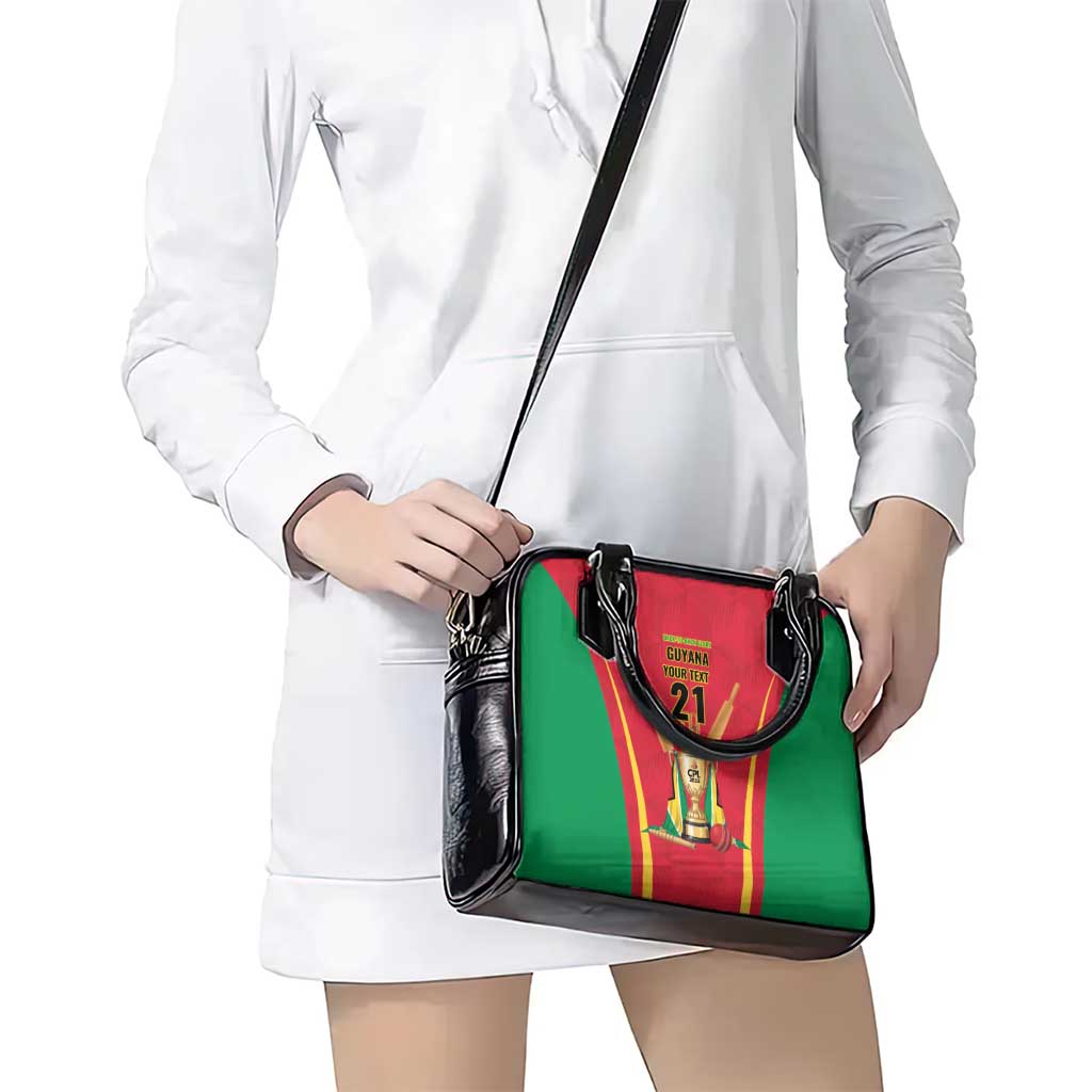 Custom Guyana Victory Run 2025 Shoulder Handbag Caribbean Cricket Supporter Amazon Warriors LT9