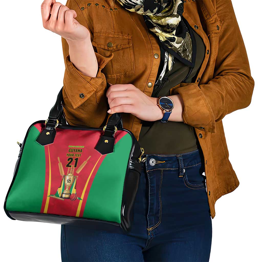 Custom Guyana Victory Run 2025 Shoulder Handbag Caribbean Cricket Supporter Amazon Warriors LT9