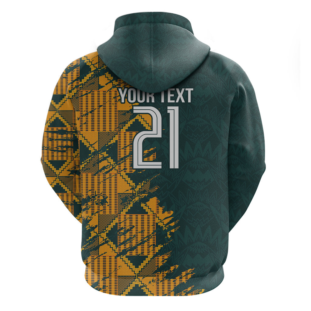 Custom South Africa Rugby Hoodie The Springboks Mascot Sporty Version LT9