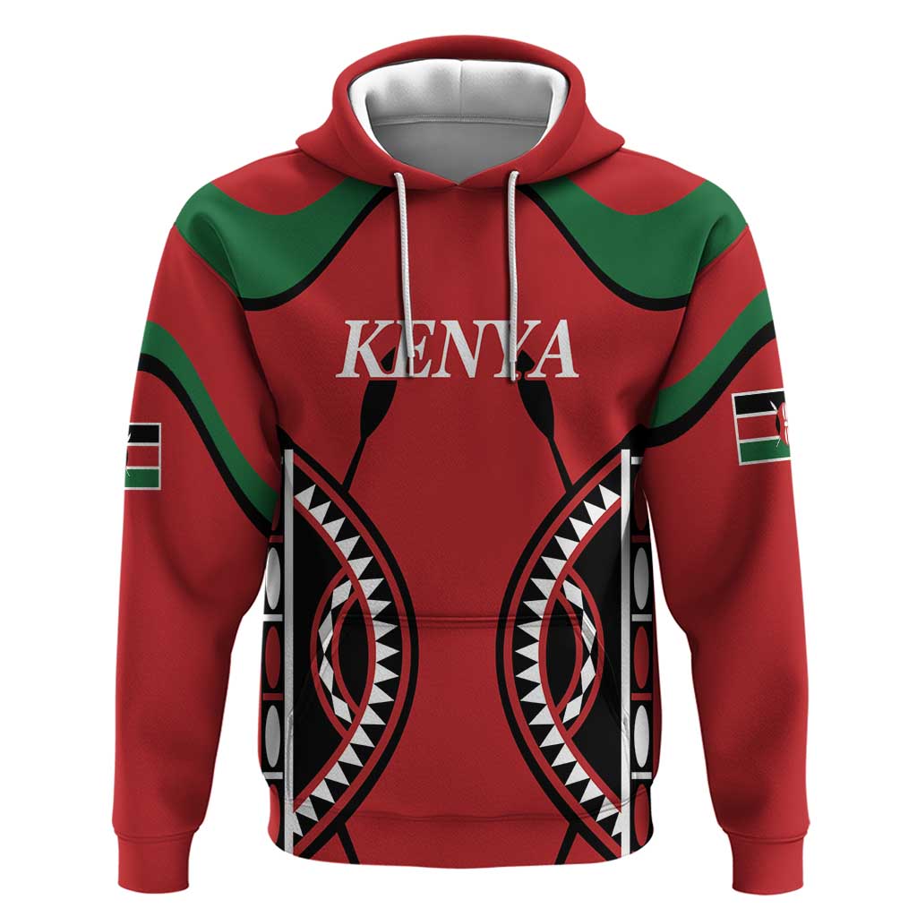 Custom Kenya Rugby Hoodie Summer Paris 2024 LT9