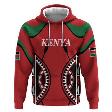 Custom Kenya Rugby Hoodie Summer Paris 2024 LT9