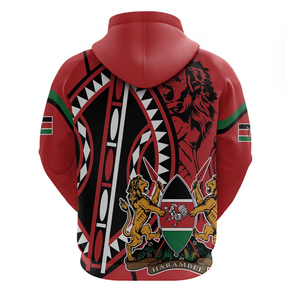 Kenya With African Shield Hoodie LT9