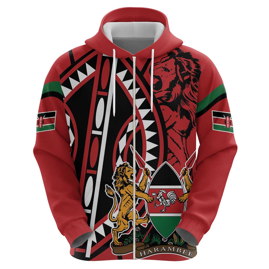 Kenya With African Shield Hoodie LT9