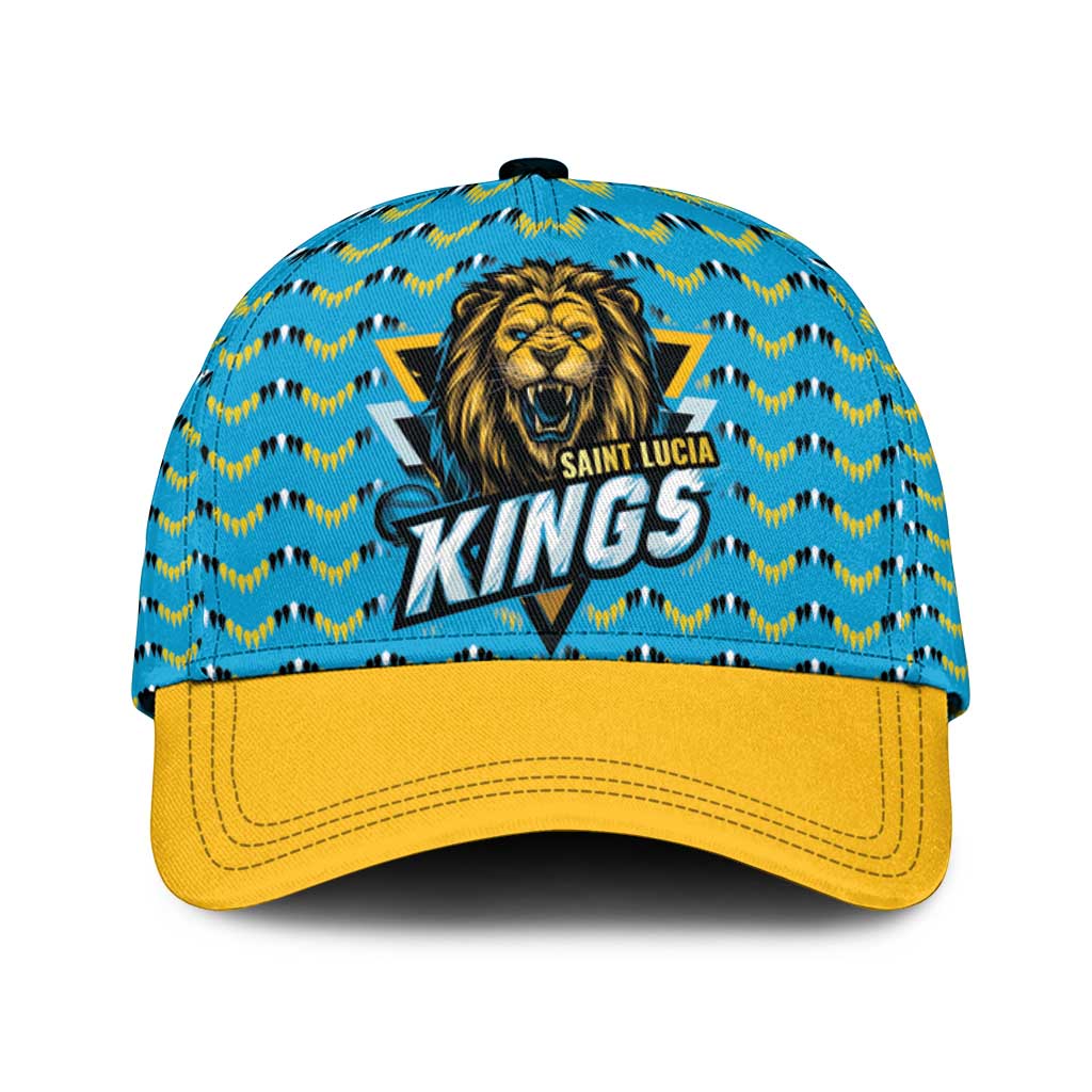 Custom Caribbean Cricket Saint Lucia Classic Cap Glory is Ours Kings Rule 2025 LT9