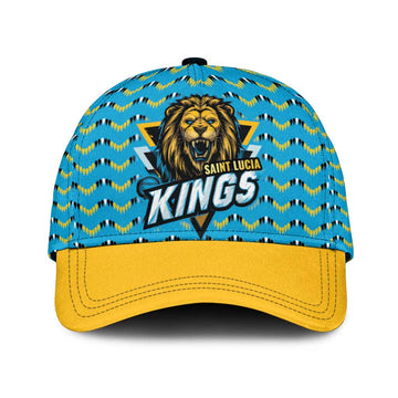 Custom Caribbean Cricket Saint Lucia Classic Cap Glory is Ours Kings Rule 2025 LT9