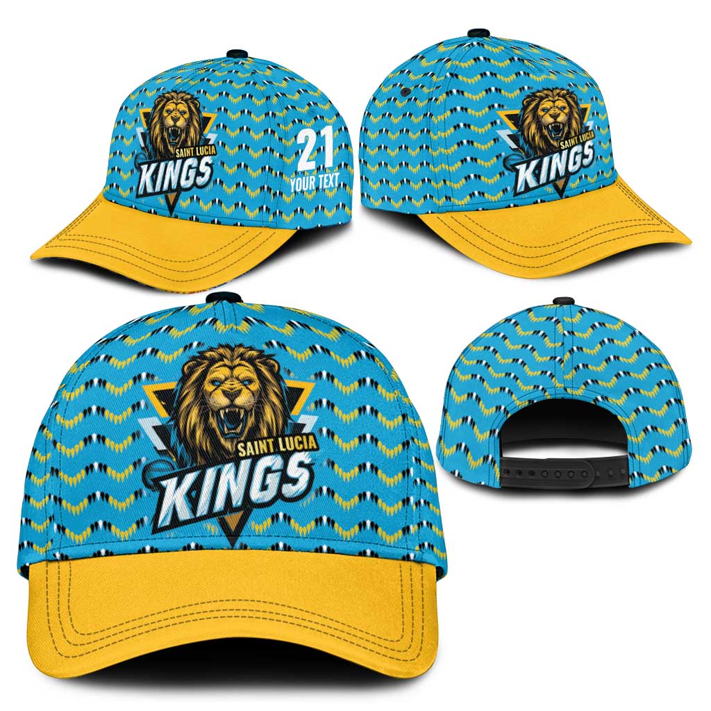 Custom Caribbean Cricket Saint Lucia Classic Cap Glory is Ours Kings Rule 2025 LT9