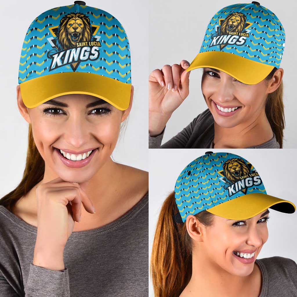 Custom Caribbean Cricket Saint Lucia Classic Cap Glory is Ours Kings Rule 2025 LT9
