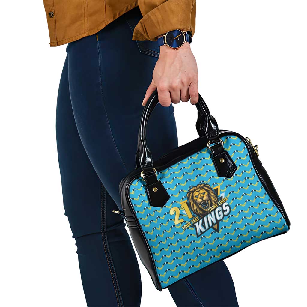 Custom Caribbean Cricket Saint Lucia Shoulder Handbag Glory is Ours Kings Rule 2025 LT9