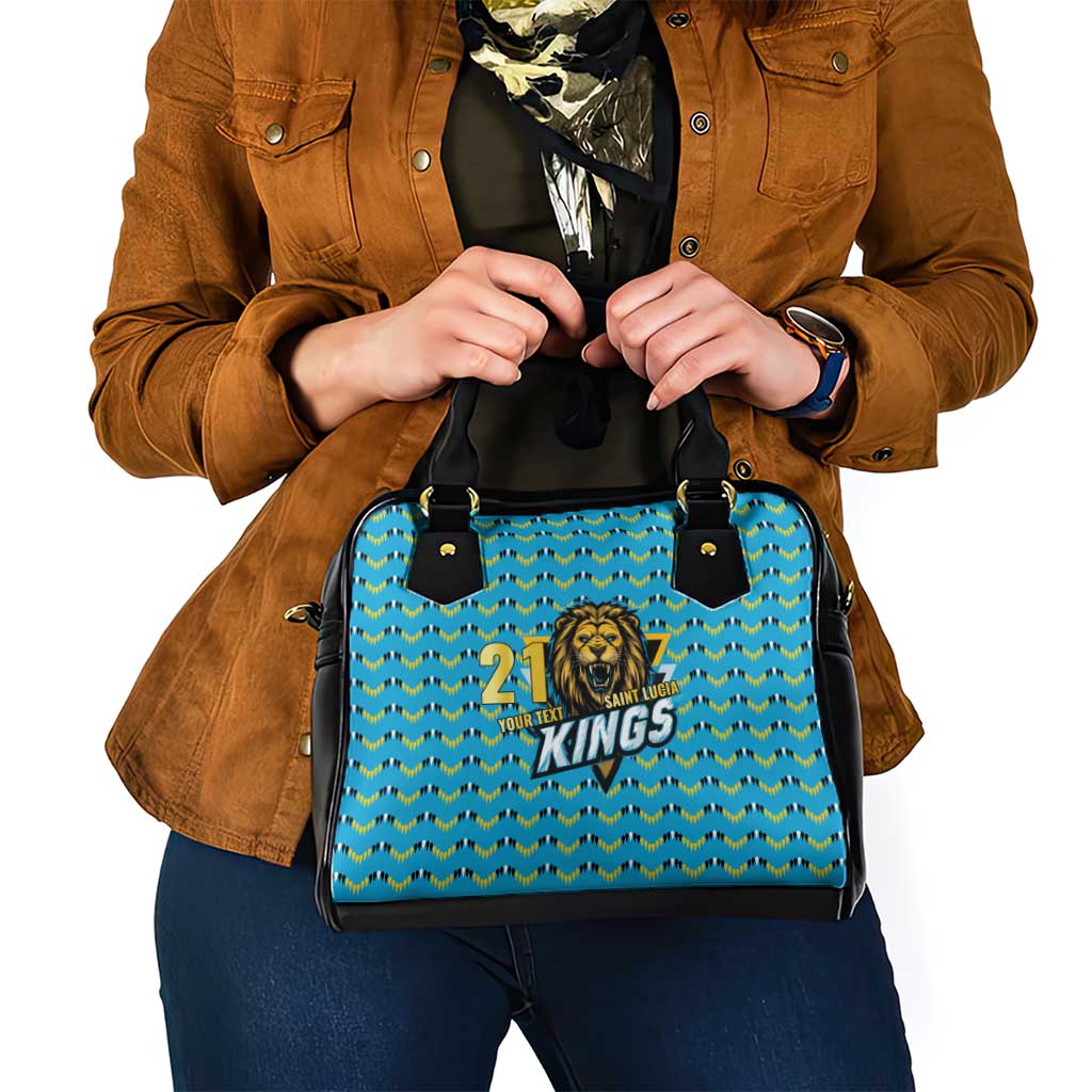 Custom Caribbean Cricket Saint Lucia Shoulder Handbag Glory is Ours Kings Rule 2025 LT9