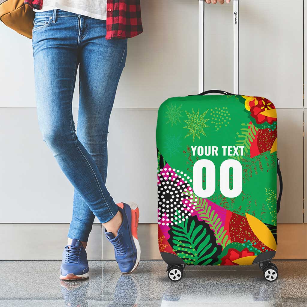 Custom Caribbean Cricket St Kitts and Nevis Luggage Cover Patriots Reign 2025 LT9