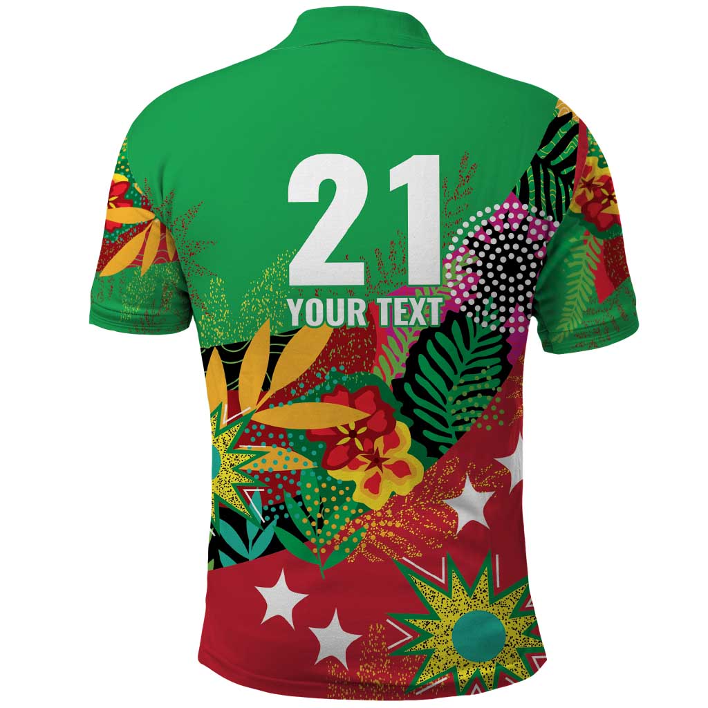 Custom Caribbean Cricket St Kitts and Nevis Polo Shirt Patriots Reign 2025 LT9