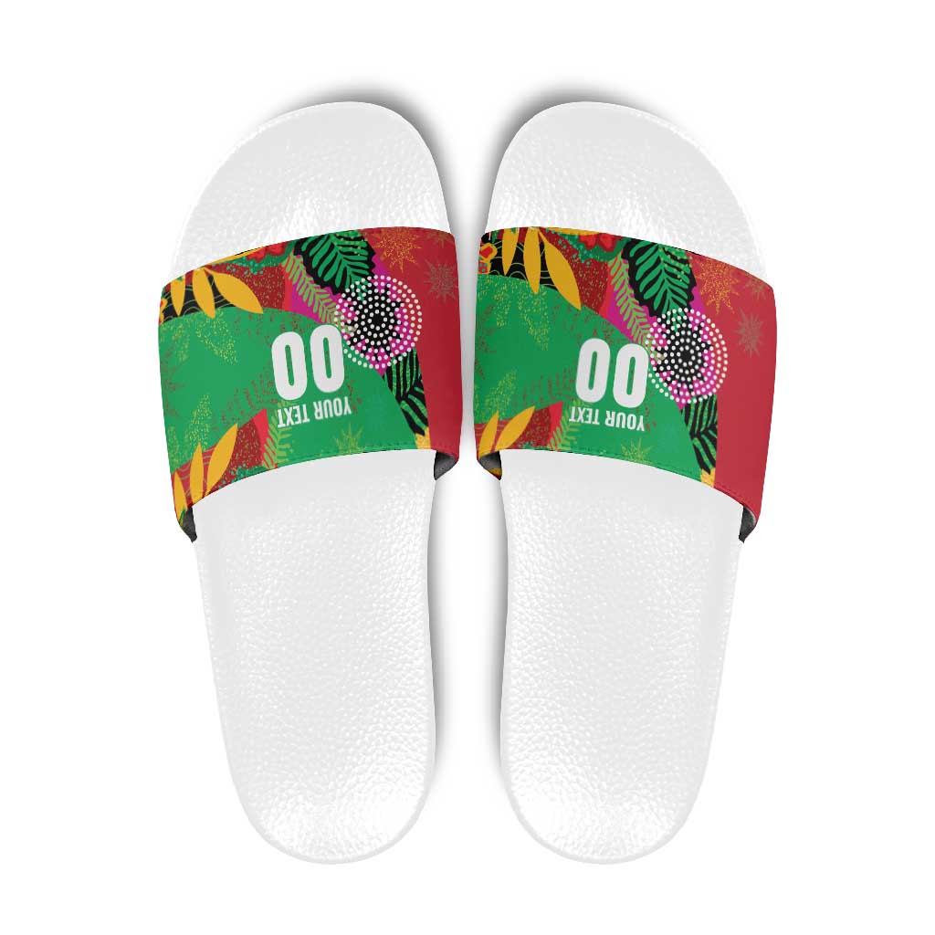 Custom Caribbean Cricket St Kitts and Nevis Slide Sandals Patriots Reign 2025 LT9