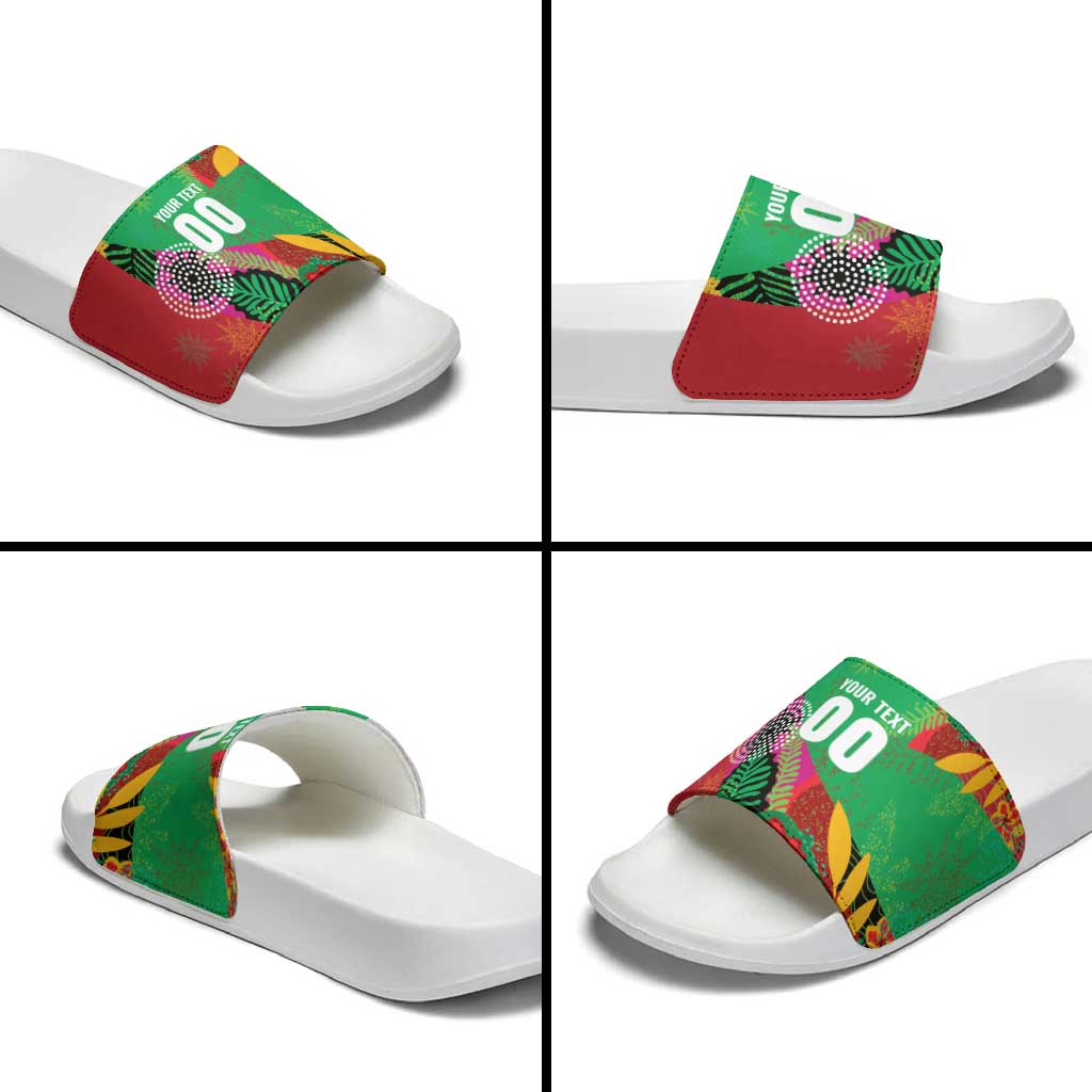 Custom Caribbean Cricket St Kitts and Nevis Slide Sandals Patriots Reign 2025 LT9