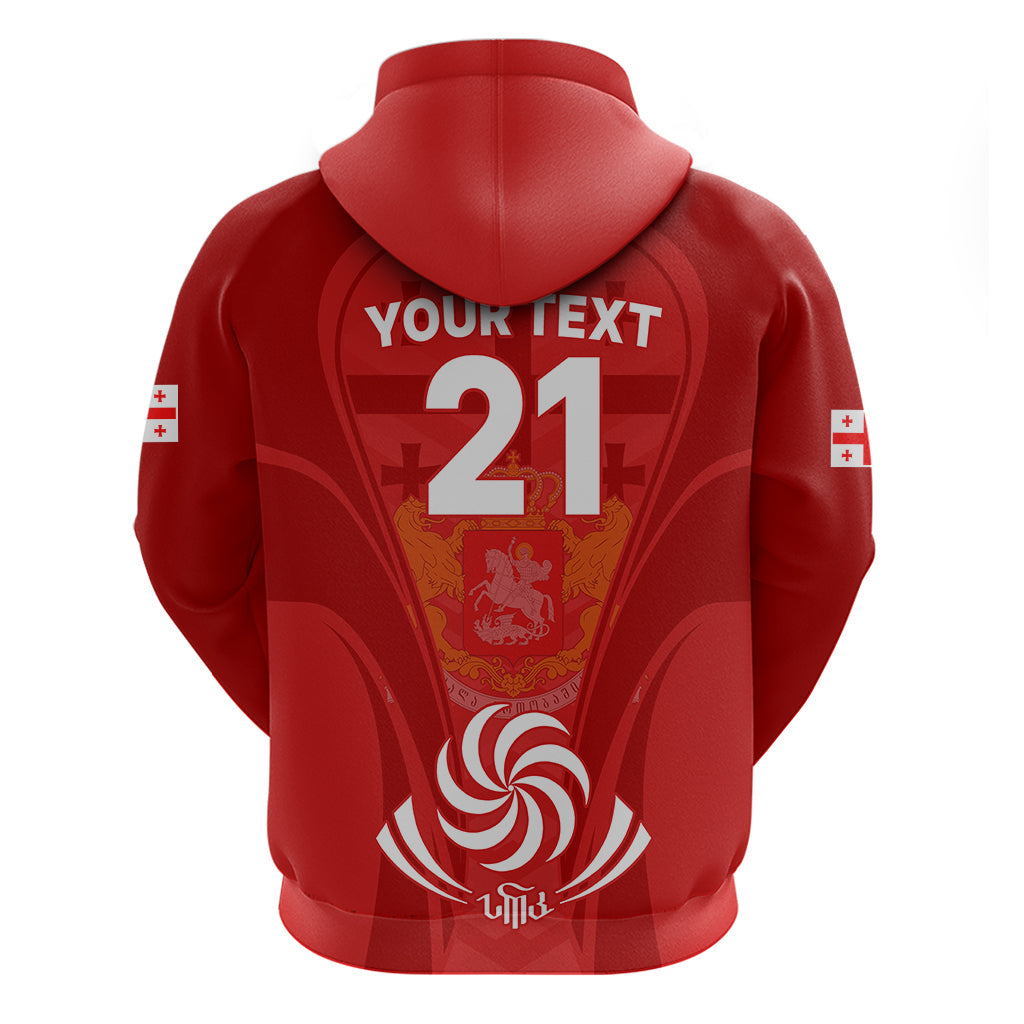 Custom Georgia Rugby Hoodie World Cup 2023 Come On Lelos LT9