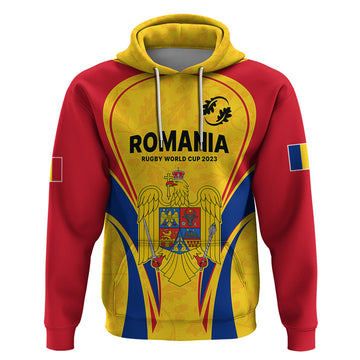 Custom Romania Rugby Hoodie The Oaks World Cup 2023 Go Stejarii LT9