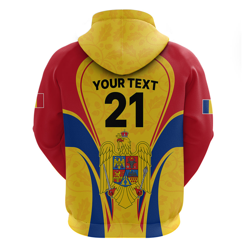 Custom Romania Rugby Hoodie The Oaks World Cup 2023 Go Stejarii LT9