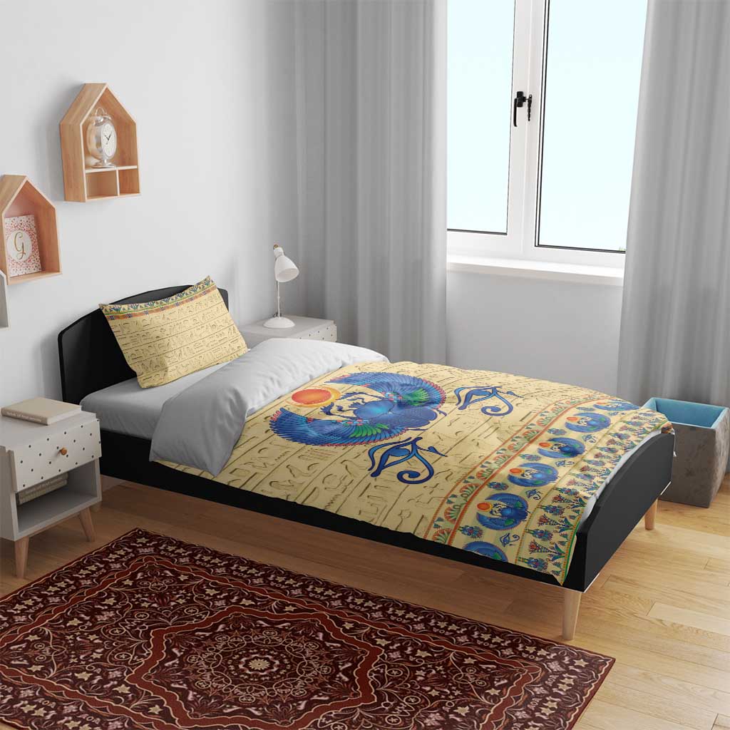 Ancient Egypt Scarab Beetle Bedding Set LT9