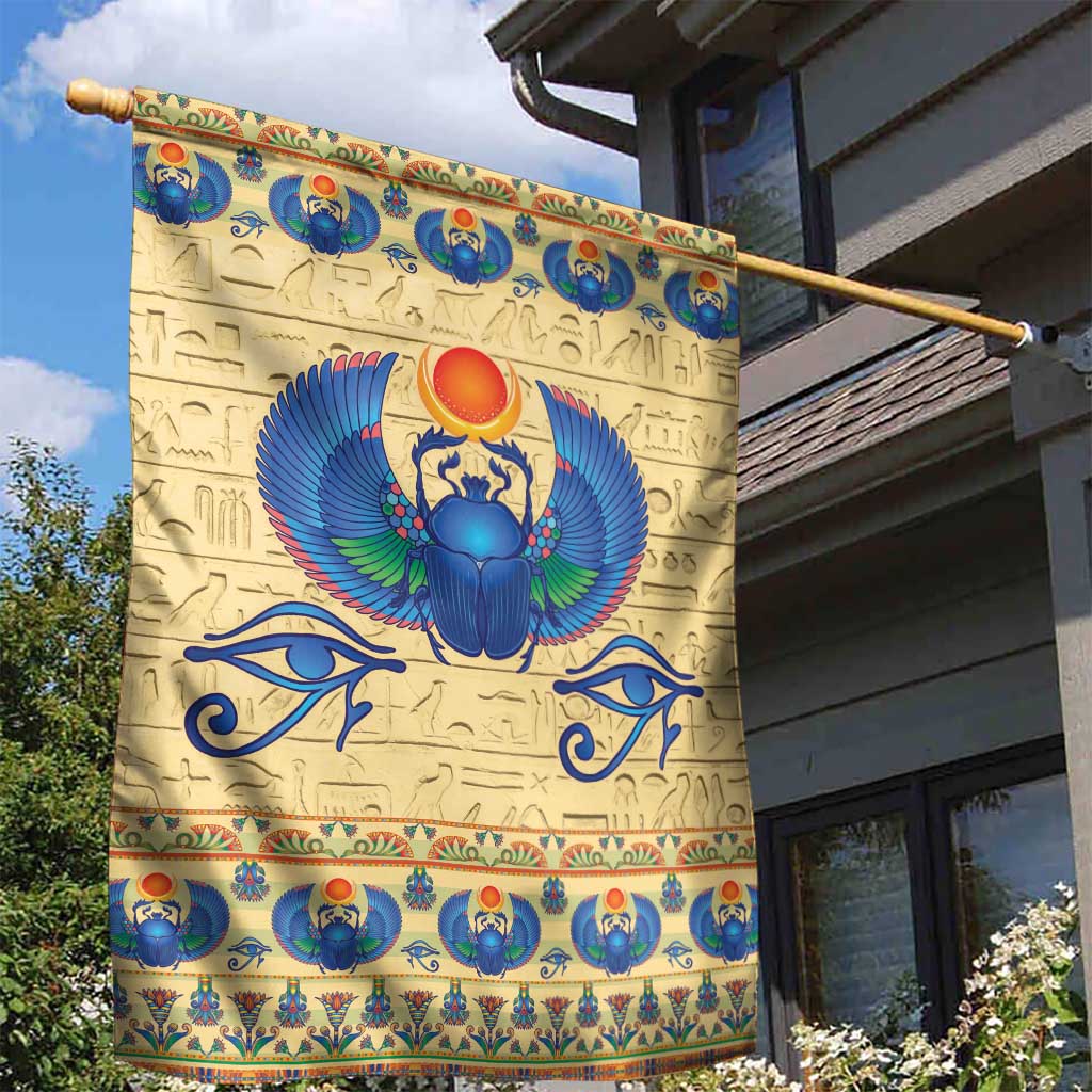 Ancient Egypt Scarab Beetle Garden Flag LT9