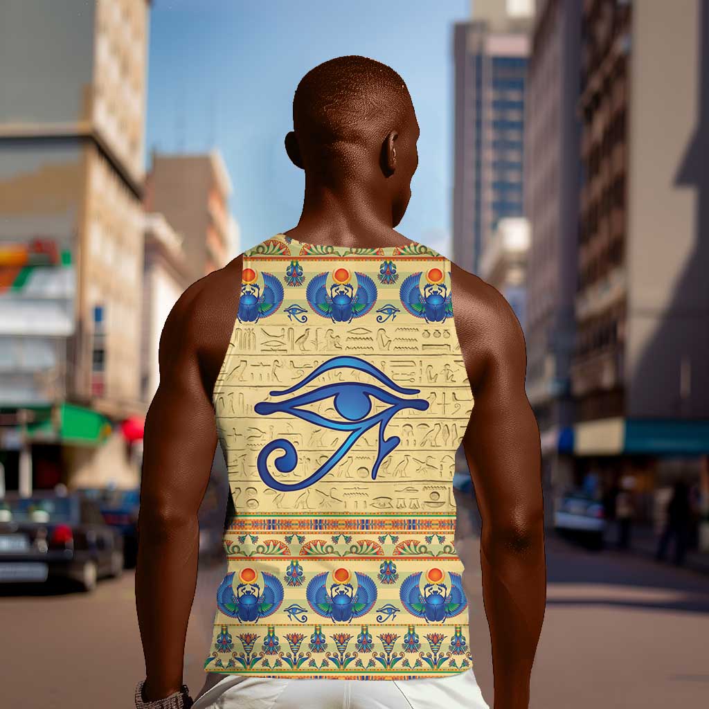 Ancient Egypt Scarab Beetle Men Tank Top LT9