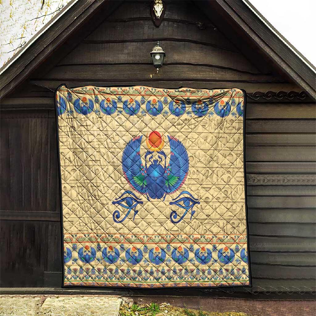 Ancient Egypt Scarab Beetle Quilt LT9