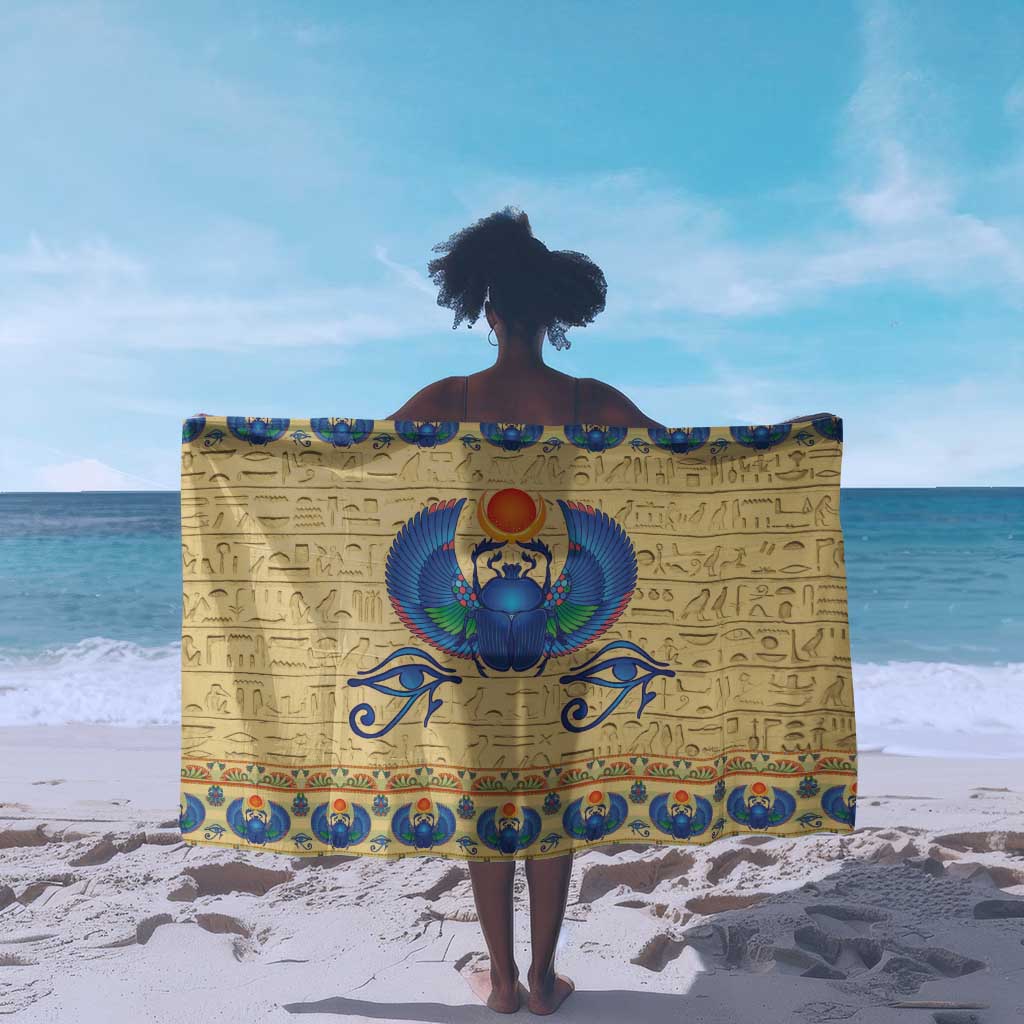 Ancient Egypt Scarab Beetle Sarong LT9