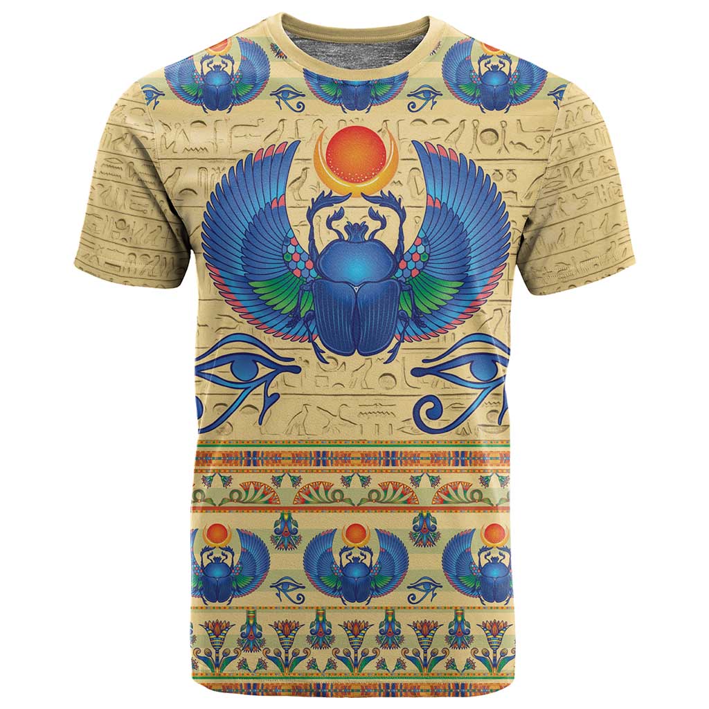 Ancient Egypt Scarab Beetle T shirt LT9