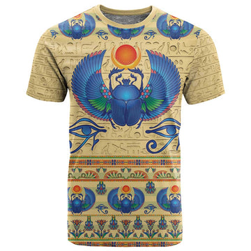 Ancient Egypt Scarab Beetle T shirt LT9