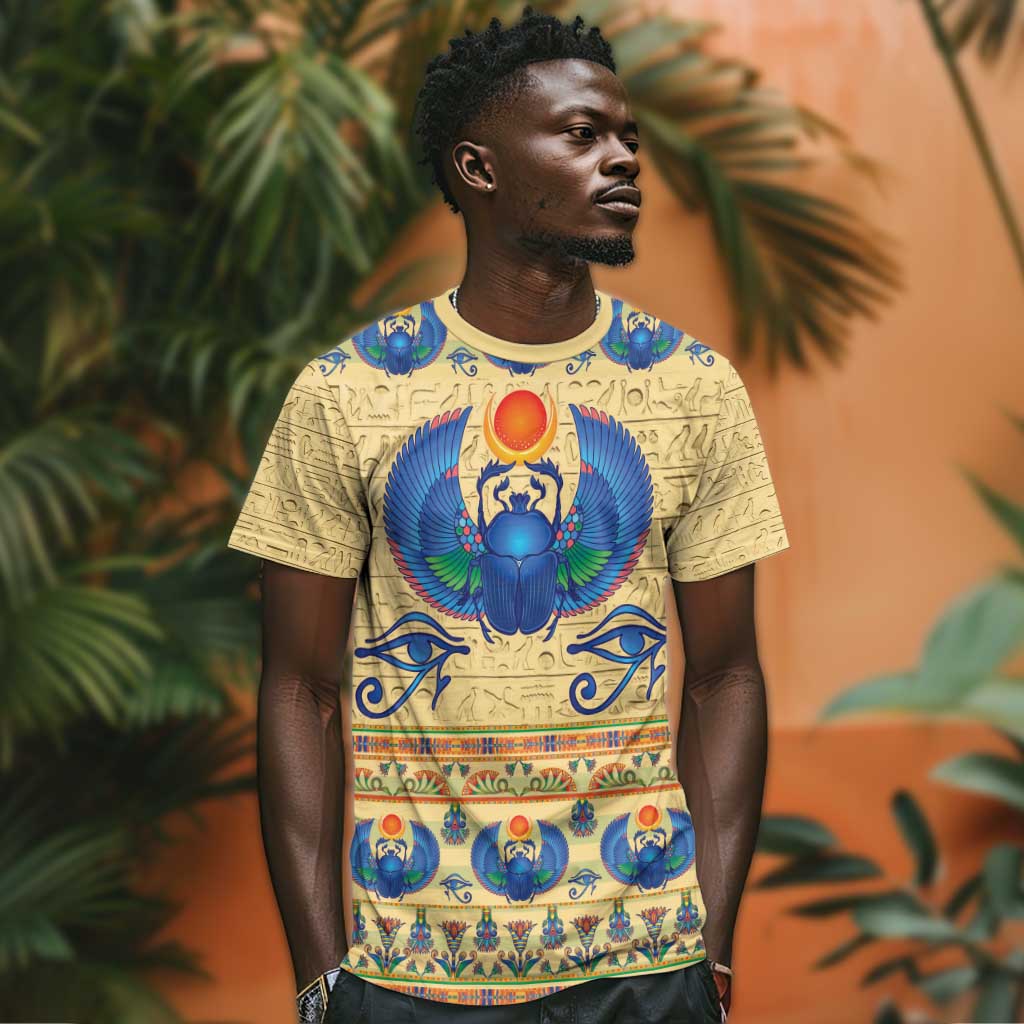 Ancient Egypt Scarab Beetle T shirt LT9