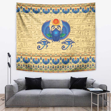 Ancient Egypt Scarab Beetle Tapestry LT9