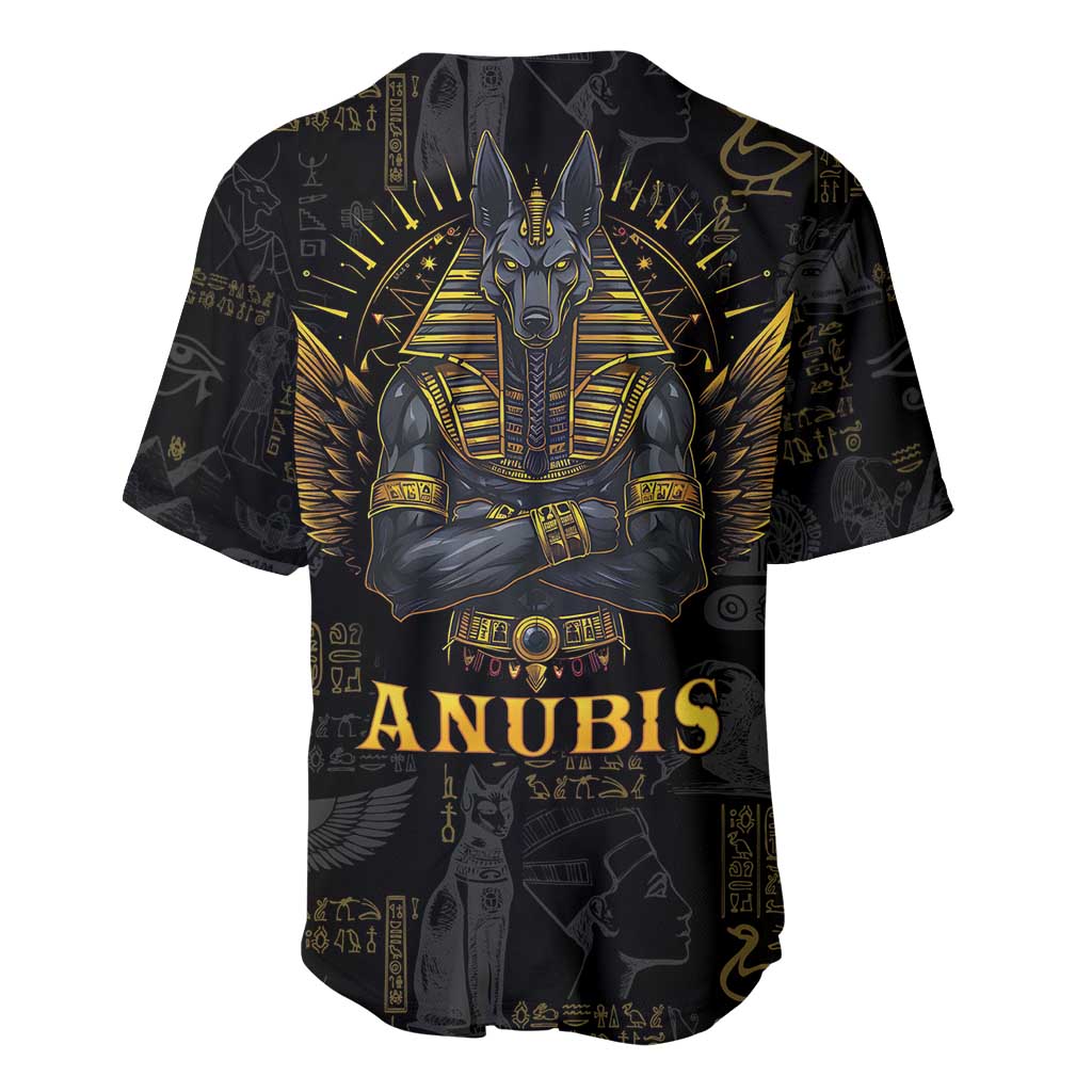 Anubis Egyptian God of Death Baseball Jersey LT9
