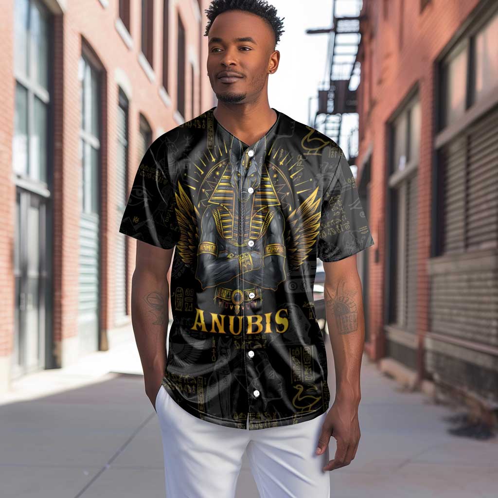 Anubis Egyptian God of Death Baseball Jersey LT9