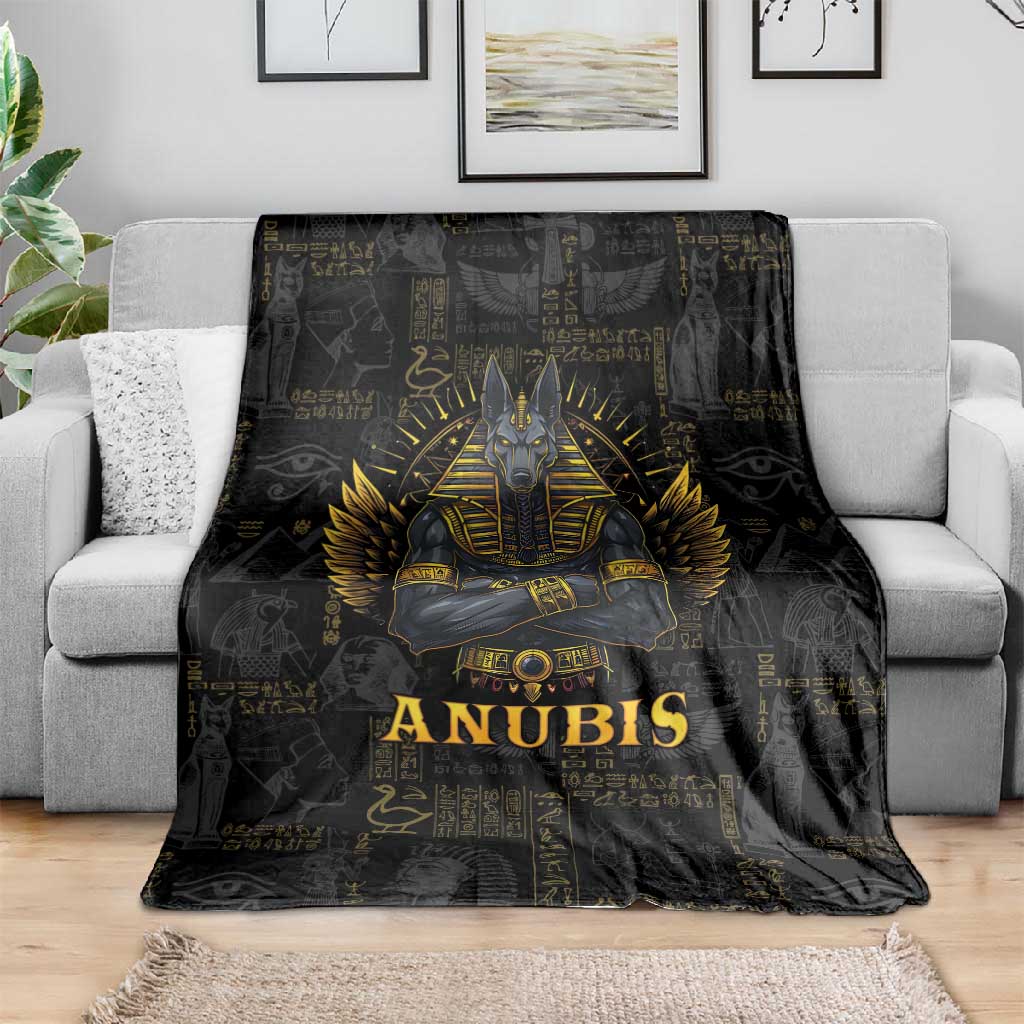 Anubis Egyptian God of Death Blanket LT9