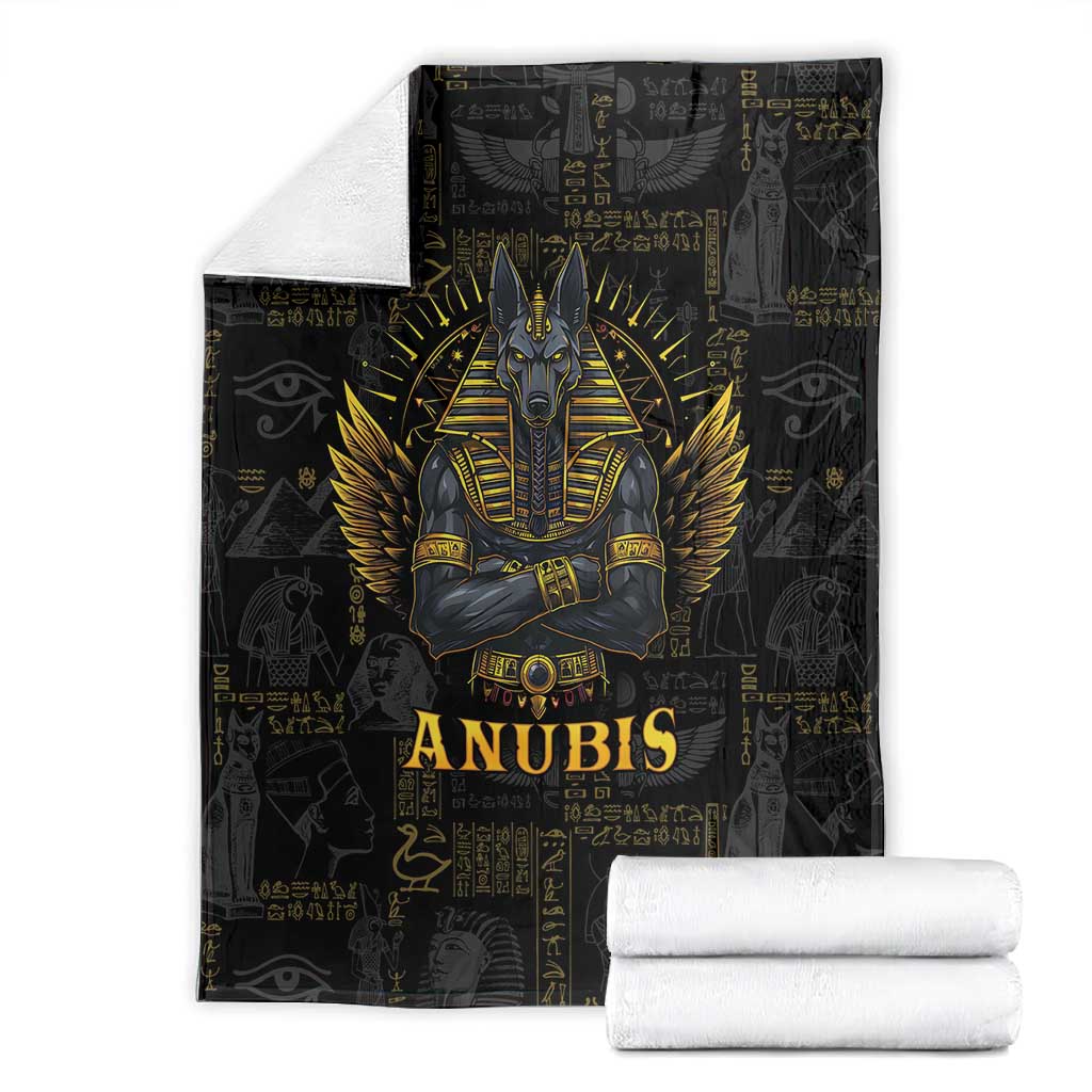 Anubis Egyptian God of Death Blanket LT9