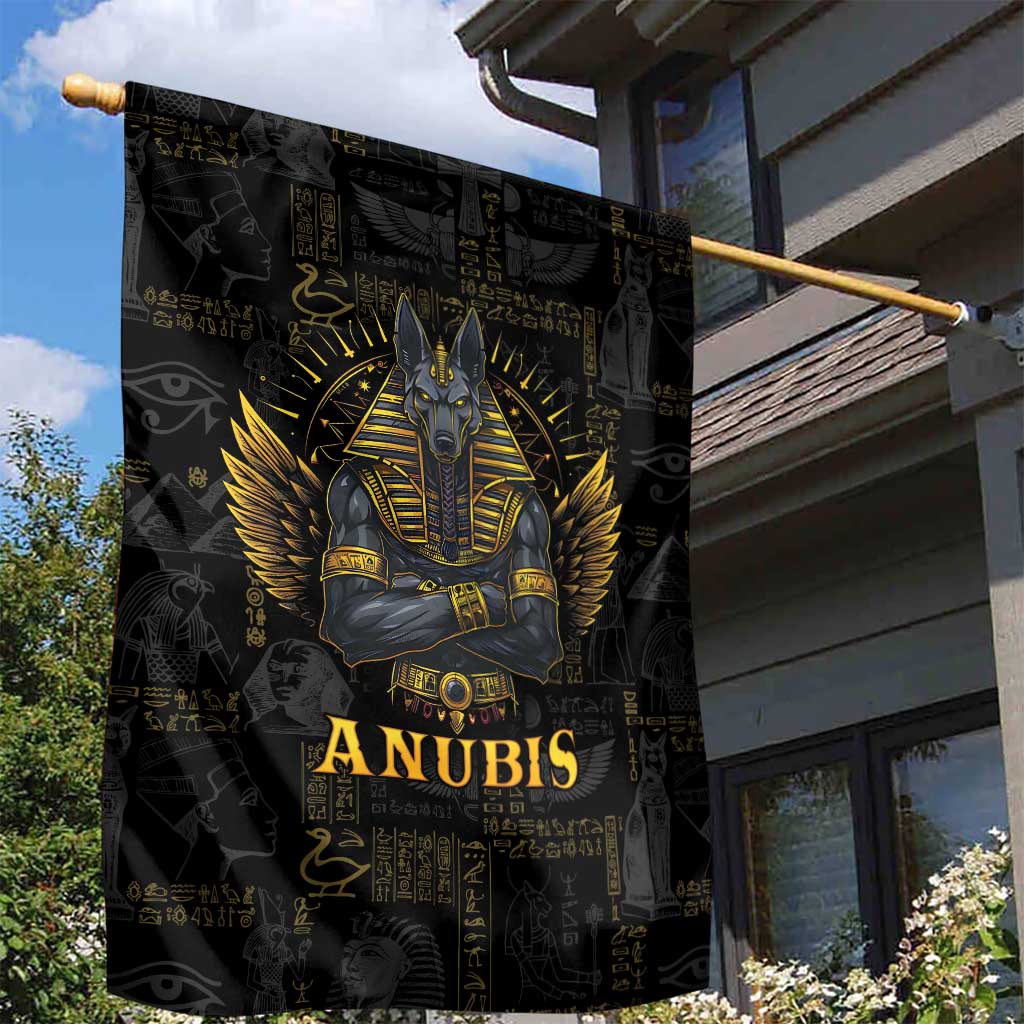 Anubis Egyptian God of Death Garden Flag LT9