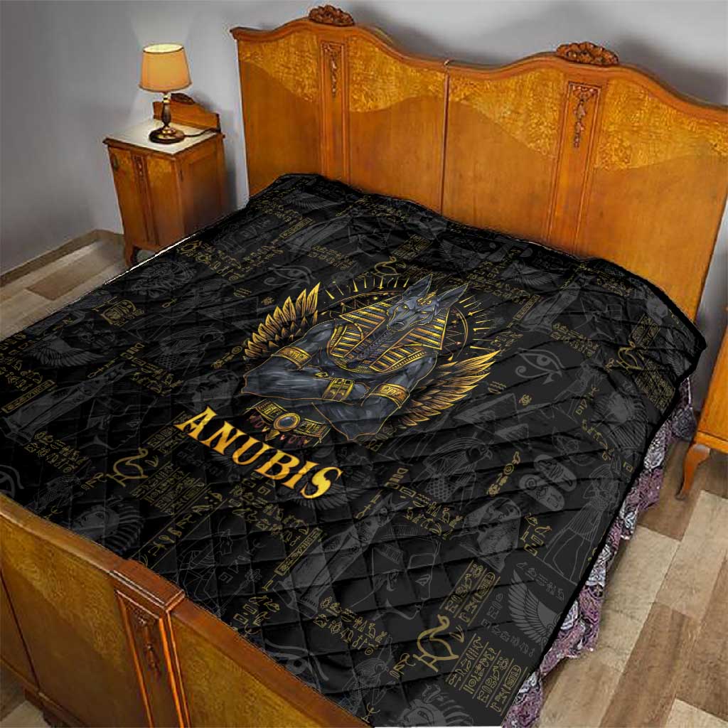 Anubis Egyptian God of Death Quilt LT9