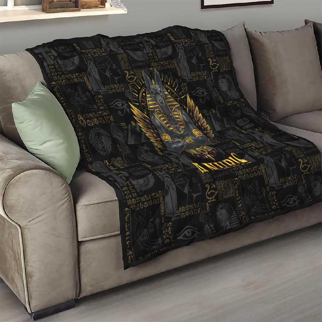 Anubis Egyptian God of Death Quilt LT9