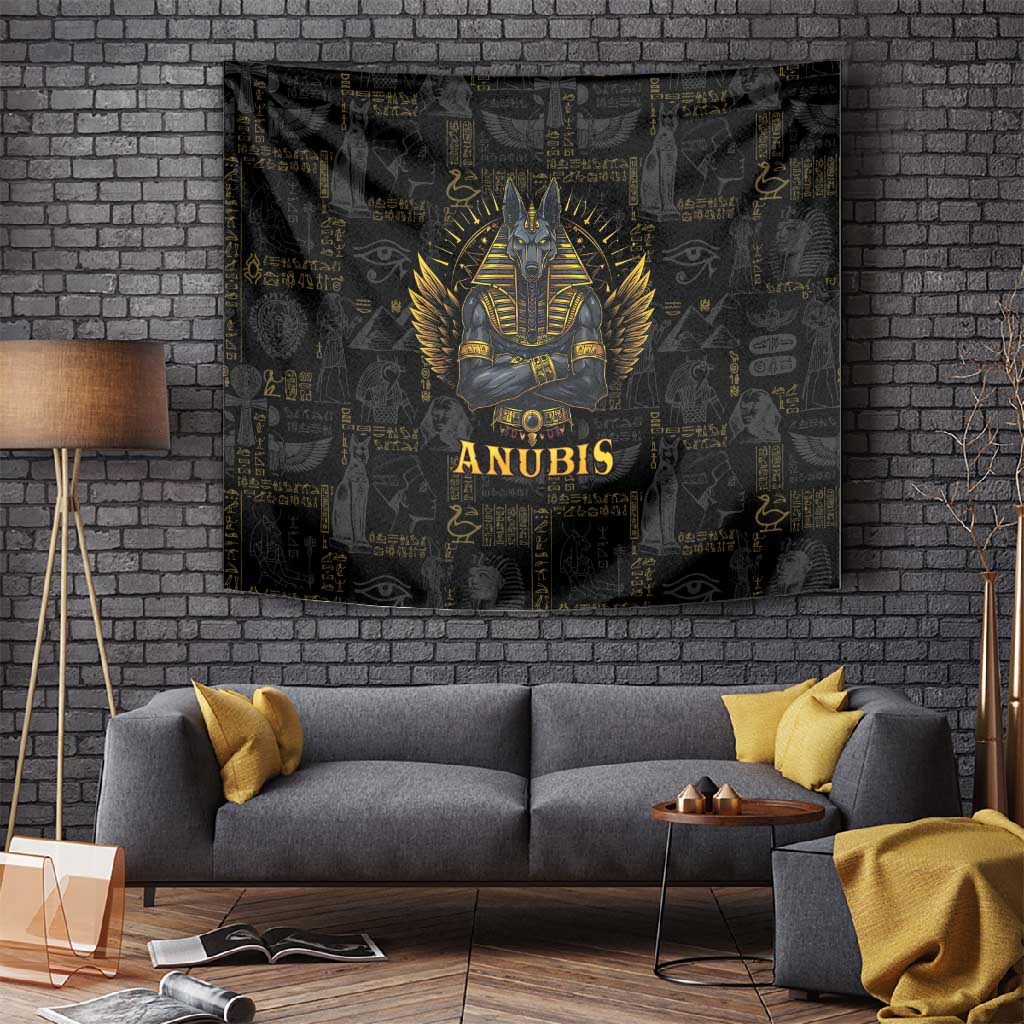 Anubis Egyptian God of Death Tapestry LT9