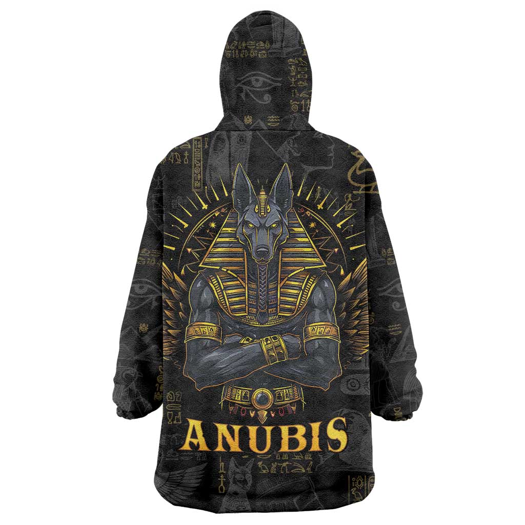 Anubis Egyptian God of Death Wearable Blanket Hoodie LT9