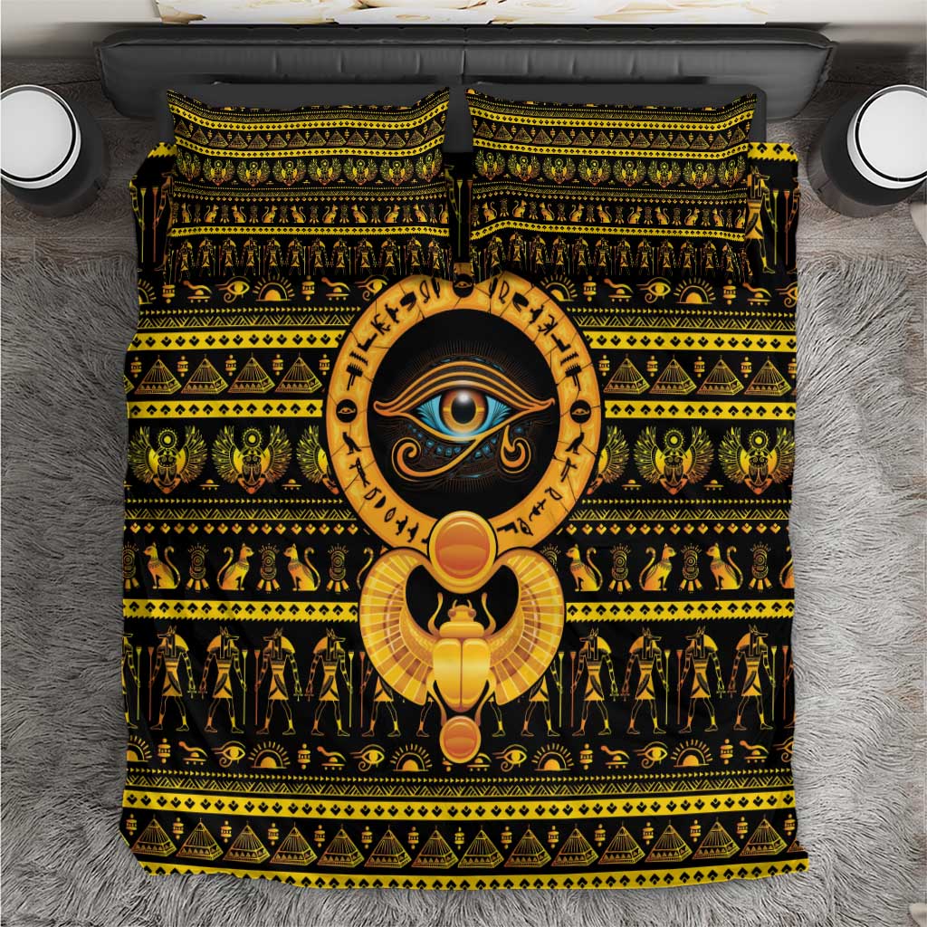 Egyptian God of The Sun Eye of Ra Bedding Set LT9