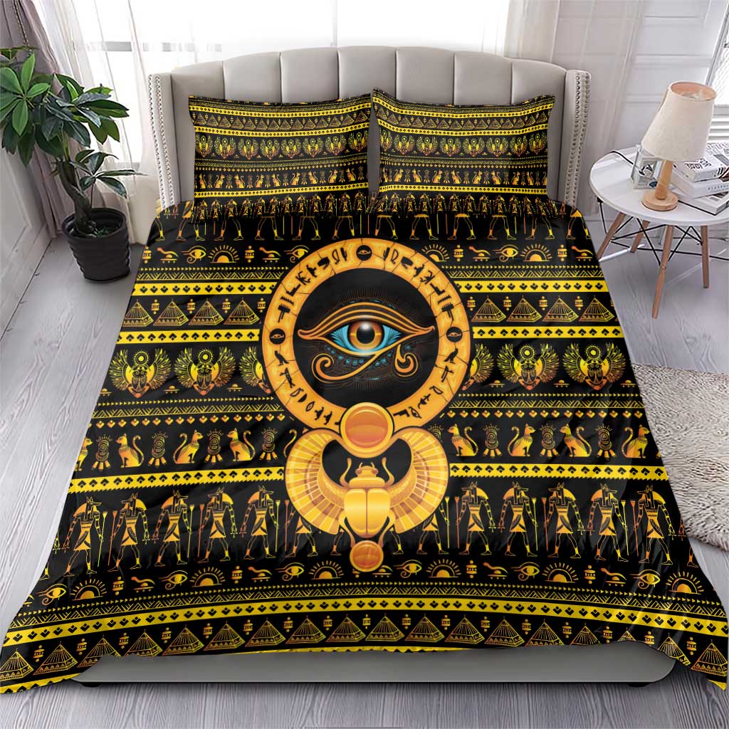 Egyptian God of The Sun Eye of Ra Bedding Set LT9