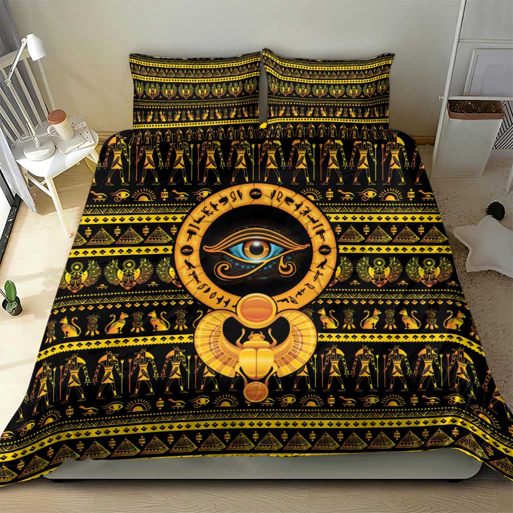 Egyptian God of The Sun Eye of Ra Bedding Set LT9
