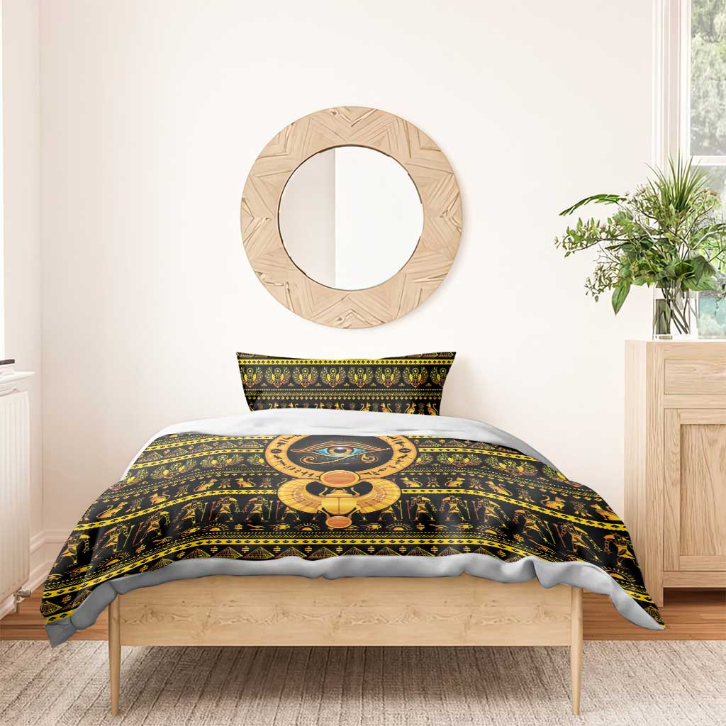 Egyptian God of The Sun Eye of Ra Bedding Set LT9