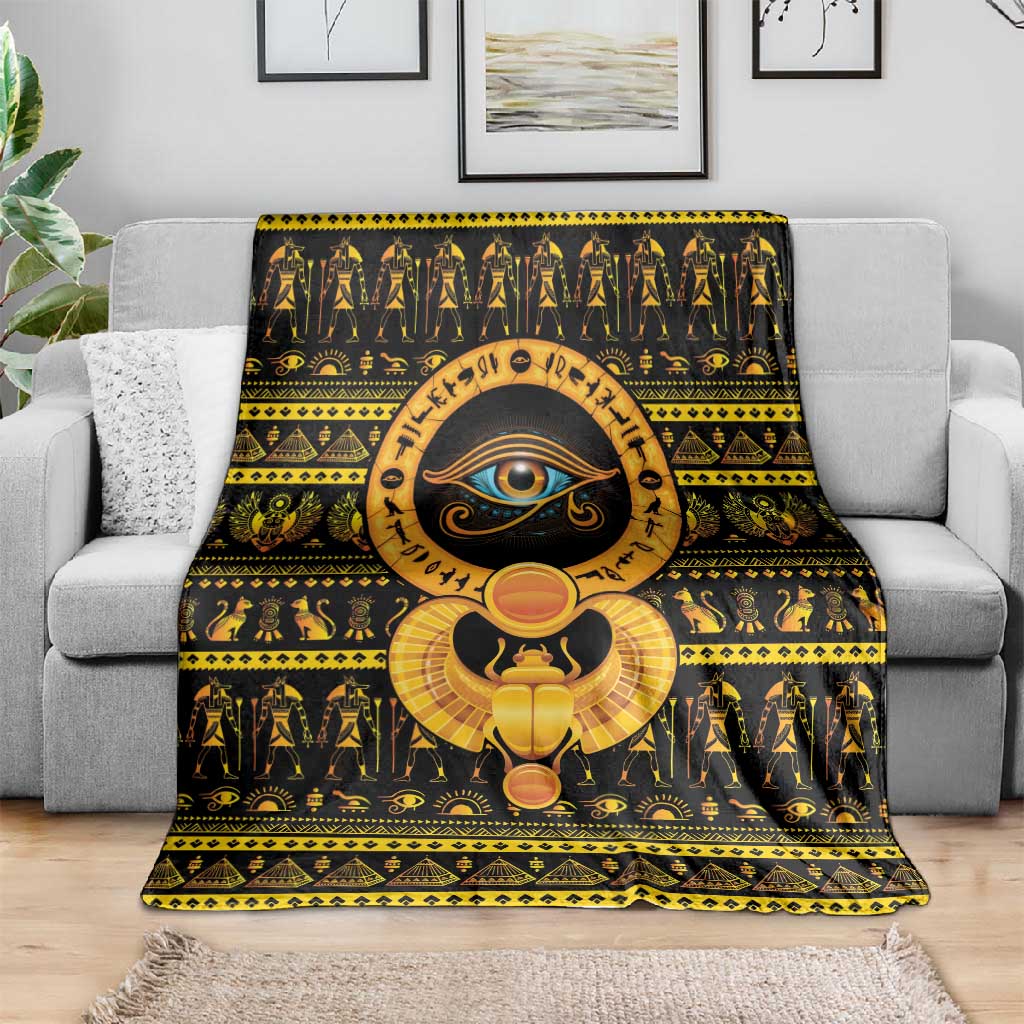 Egyptian God of The Sun Eye of Ra Blanket LT9