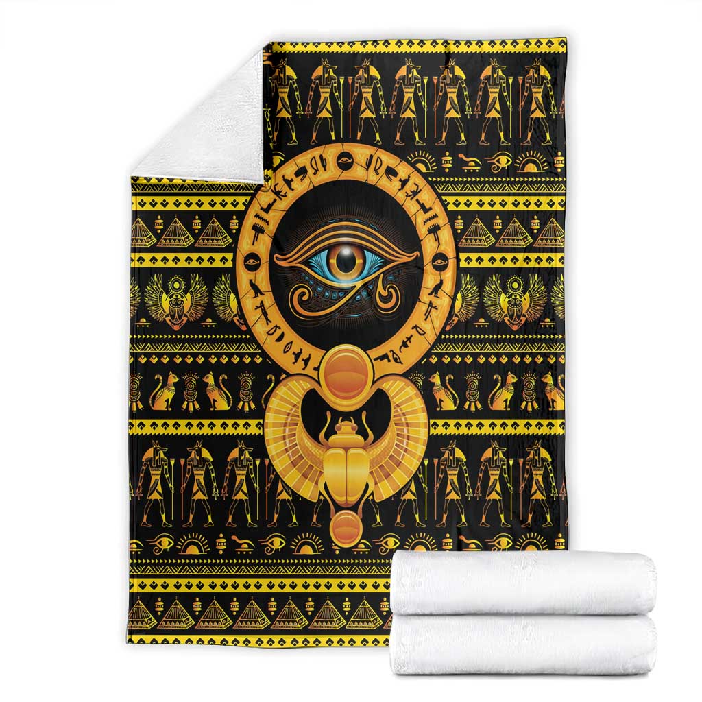 Egyptian God of The Sun Eye of Ra Blanket LT9