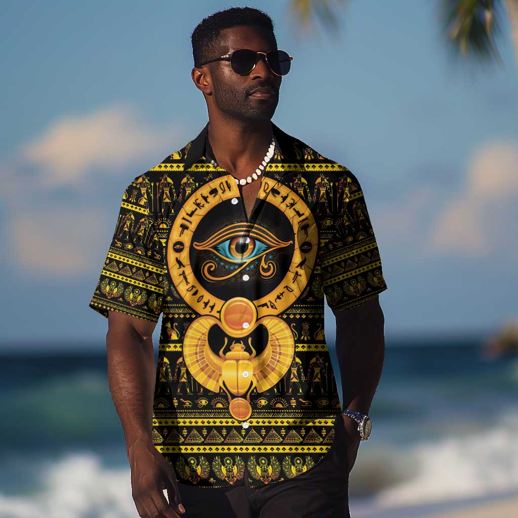 Egyptian God of The Sun Eye of Ra Hawaiian Shirt LT9